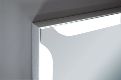 Xpertials ALICE, зеркало 100х80 см, LED свет, вкл/выкл с диммером, профиль матовый хром