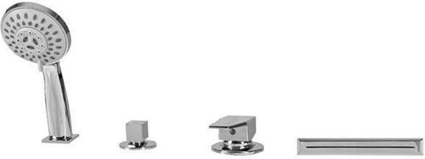 Смеситель на борт ванны Aquanet B12p (с установкой)