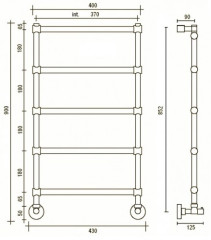 Полотенцесушитель Margaroli Sole 442-5