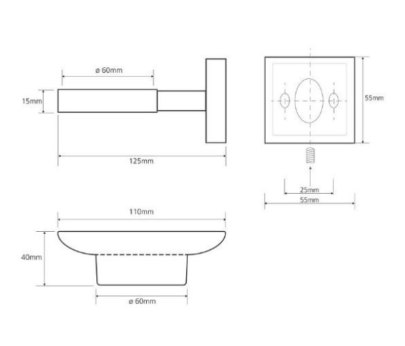 Мыльница Bemeta Beta 132108042