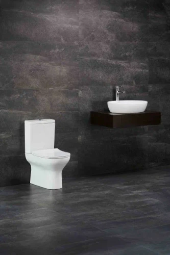 Унитаз напольный beWash Anlagen с сиденьем микролифт (унитаз+бачок+сиденье+сливной механизм 3/6л.) 77403401 + 72224001 + EVB7382 + EVIT1154