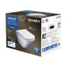 Унитаз подвесной Duravit Durastyle без смывного края, с сиденьем 373x540x393, белый (45510900A1)