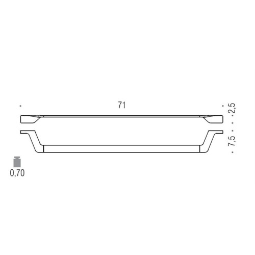 Полотенцедержатель Colombo Design Alize B2511