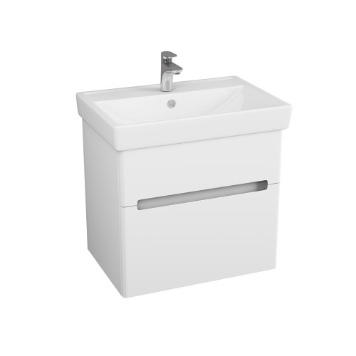 Тумба OWL 1975 Nyborg 70, 2 ящика, белая