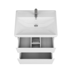 Тумба OWL 1975 Nyborg 70, 2 ящика, белая