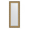Зеркало настенное с фацетом EVOFORM в багетной раме виньетка бронзовая, 55х135 см, BY 1260