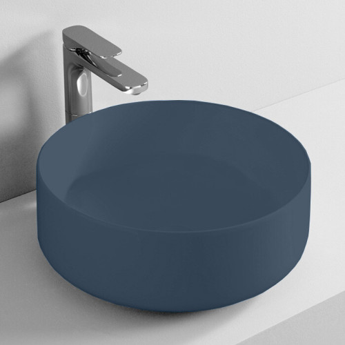 Раковина Artceram Cognac 420*420*160 отверстия для смесителя-отсутствуют Blue notte