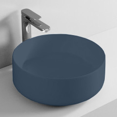 Раковина Artceram Cognac 420*420*160 отверстия для смесителя-отсутствуют Blue notte