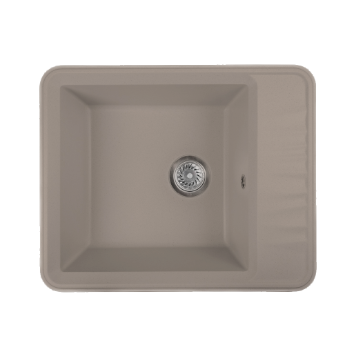 Кухонная мойка Formastone FostoGran Dune Атланта, прямоугольная с крылом, цвет дюна