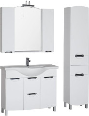Мебель для ванной Aquanet Асти 105 б/к белый