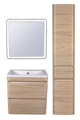 Тумба подвесная Style Line Атлантика 60, Люкс ясень перламутр, PLUS