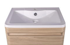 Тумба подвесная Style Line Атлантика 60, Люкс ясень перламутр, PLUS