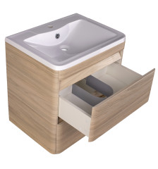 Тумба подвесная Style Line Атлантика 60, Люкс ясень перламутр, PLUS