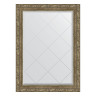 Зеркало настенное с гравировкой EVOFORM в багетной раме виньетка античная латунь, 75х102 см, BY 4188