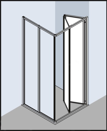 Душевая дверь Kermi Ibiza 2000 I2 ED2 100201AK R