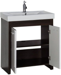 Тумба с раковиной Aquanet Тиана 70 венге