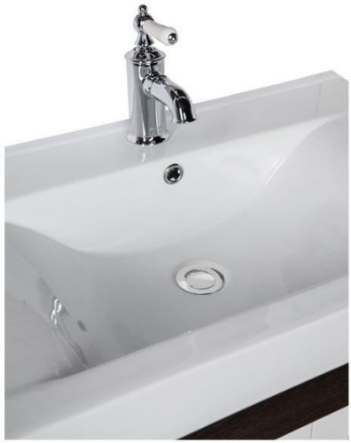 Тумба с раковиной Aquanet Тиана 70 венге