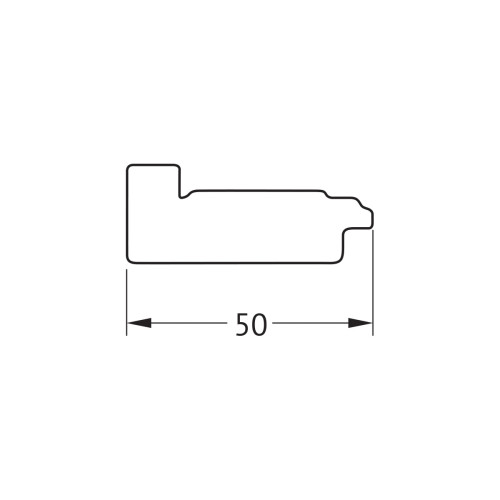 Зеркало настенное Octagon EVOFORM в багетной раме состаренное дерево, 69х69 см, BY 7414