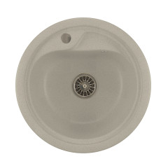 Мойка из искусственного мрамора MIXLINE ML-GM10 44x44 (533152)