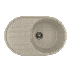 Мойка из искусственного мрамора MIXLINE ML-GM16 45,5x72 (525109)