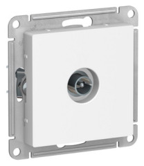 TV Розетка проходная 4DB, механизм, БЕЛЫЙ Schneider Electric ATLASDESIGN ATN000192