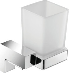 Sanibano Elegance, настенный стеклянный стакан, цвет черный матовый