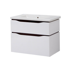 Комплект в ванную Ceruttispa тумба Сицилия 80 подвесная с умывальником "Кантэ 80"