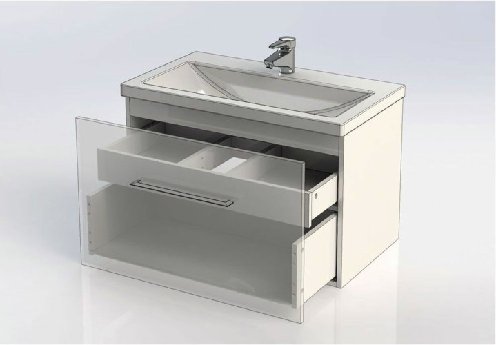 Тумба под раковину Aquanet Порто 80 белый