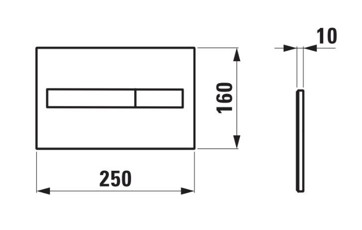 BASAL VPACK Laufen УНИТАЗ ПОДВЕСНОЙ RIMLESS, С СИДЕНЬЕМ SQ, 530X360 ММ, БЕЛЫЙ,+ РАМА И КЛАВИША, ХРОМ