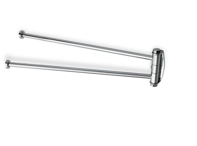 Stil Haus Pegaso, полотенцедержатель двойной поворотный, цвет хром
