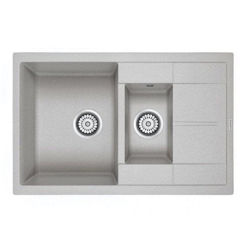 Мойка кварцевая Paulmark FESTE, PM237850-GR, серый, 775х495 мм, Paulmark
