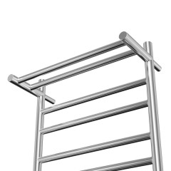 Полотенцесушитель электрический с полочкой (лесенка) Bauedge Stil Shelf DB-0024, 50x80 см