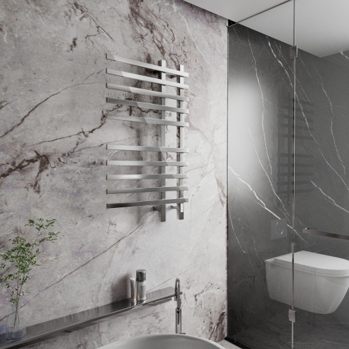 Полотенцесушитель электрический (лесенка) Bauedge Wind DB-0054, 60x100 см