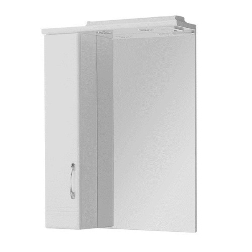 Зеркало-шкаф AQUATON ОНДА-60 левый, белый (1A009802ON01L)