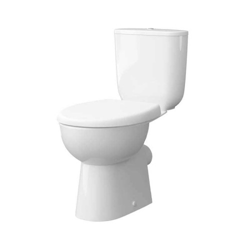 Унитаз-компакт Керамин Гольф R Инкоэр 360х620х750 напольный, с жестким сиденьем, с двухрежимной спускной арматурой (РФ) и скрытым креплением (CS00087112)