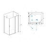 Душевой уголок RGW LE-44 (LE-04+Z-14) арт. 06124418-11