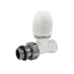 Вентиль SR Rubinetterie прямой серия &quot;Ovus&quot; 1/2&quot;, цвет белый