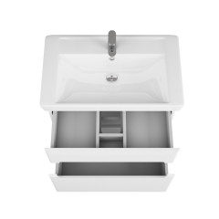 Тумба OWL 1975 Nyborg 80, 2 ящика, белая