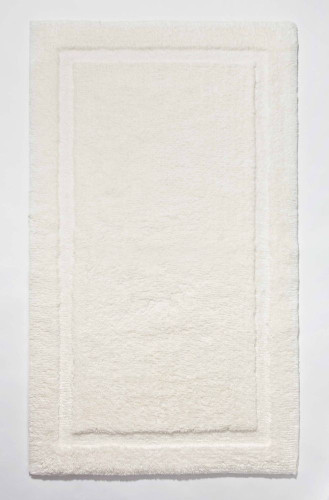 Batex Ama, односторонний квадратный коврик из 100% биохлопка, размер 55х65 см, цвет кремовый