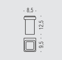 Стакан для зубных щеток Colombo Design Lulu B6202.gold