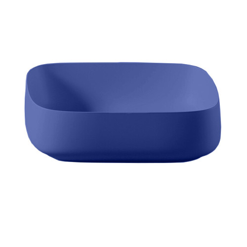 Раковина Artceram Cognac Quadro 550*350*155 отверстия для смесителя-отсутствуют Blue sapphire