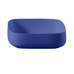 Раковина Artceram Cognac Quadro 550*350*155 отверстия для смесителя-отсутствуют Blue sapphire