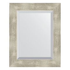Зеркало настенное с фацетом EVOFORM в багетной раме алюминий, 41х51 см, BY 1361