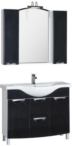 Мебель для ванной Aquanet Асти 105 б/к черный