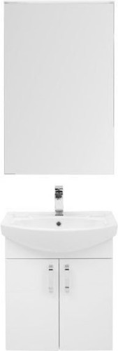 Мебель для ванной Aquanet Ирис 60 белый (2 дверцы)