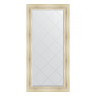 Зеркало настенное с гравировкой EVOFORM в багетной раме травленое серебро, 79х161 см, BY 4289