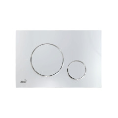 Кнопка смыва alcadrain 24.7х0.5х16.5 для инсталляции, пластик, цвет Хром (M671)