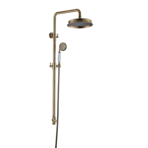 Душевой гарнитур - тропич.душ с классической лейкой, латунь (бронза) Caprigo 99-564-vot
