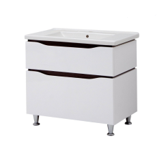 Комплект в ванную Ceruttispa тумба Сицилия 80 с умывальником "Кантэ 80"