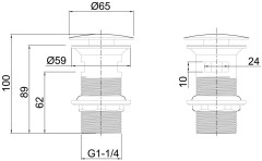 Донный клапан Allen Brau Priority 5.31023-31